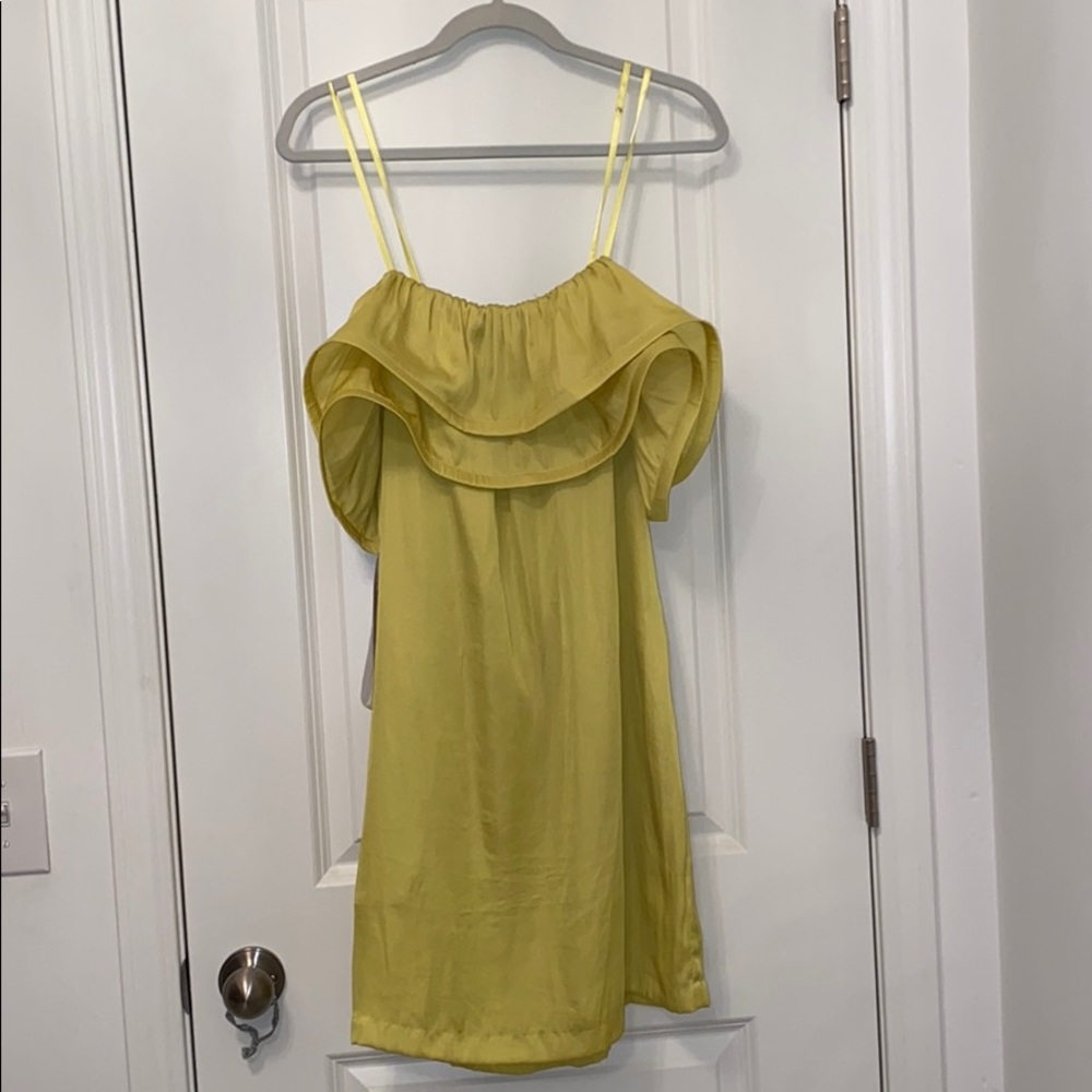 BCBG off the shoulder dress